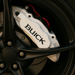 Buick Brake Caliper Decals – Universal Fit | Set of 8 (3" to 6")