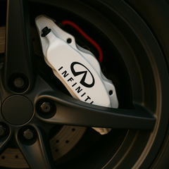 Infiniti Brake Caliper Decals – Universal Fit | Set of 8 (3" to 6")