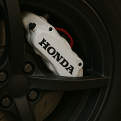 Honda Brake Caliper Decal Set – High-Heat Vinyl Logos (4-Piece Set)