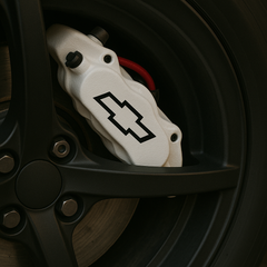 Chevrolet Brake Caliper Decals – Universal Fit | Set of 8 (3" to 6")