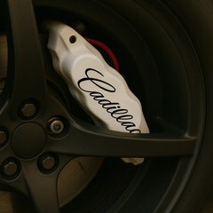 Cadillac Brake Caliper Decals – Universal Fit | Set of 8 (3" to 6")