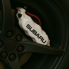 Subaru Brake Caliper Decals – Universal Fit | Set of 8 (3" to 6")