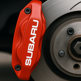 Subaru Logo Brake Caliper High Temp Vinyl Decal Stickers - Set of 4