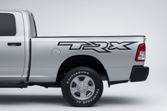 Dodge TRX Logo Vinyl Decal Sticker – 12" to 45" Weatherproof Truck Graphic – Ram TRX Badge for Window, Tailgate, or Bumper
