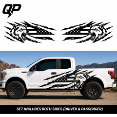 Wolf USA Vinyl Decal Set – Ford F-150 | Full Length Side Graphic