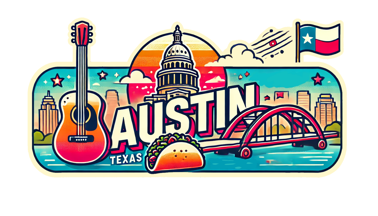 Austin Texas ATX Bumper Sticker