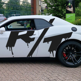 Dodge Challenger/Charger R/T Drip Style Logo Universal Decal
