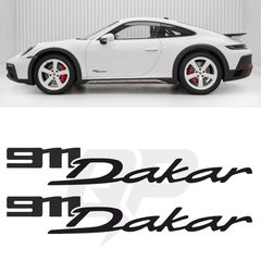 Porsche 911 Dakar Side Door Decals Set