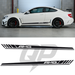 Mercedes Benz C63 AMG w204 Racing Side Stripe Decal