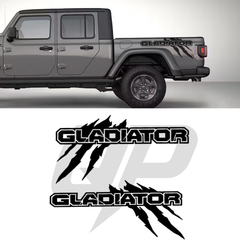 Jeep Gladiator Rear Fender Claw Graphics - Vinyl Decals (Pair)
