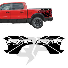 Dodge Ram GT Rear Fender Side Graphics Kit Set