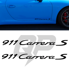 Porsche Carrera S Door Decals - Premium Vinyl Graphics Kit
