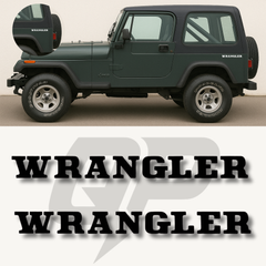 1988–1990 Jeep Wrangler YJ Side Body Decal Set – OEM-Style Replacement Graphics