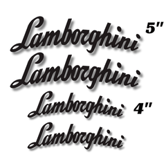 Lamborghini Logo Vinyl Decal for Performance Brake Calipers Kit