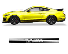 Ford Mustang Side Graphics Stripes
