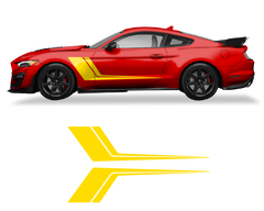 Ford Mustang Side Door 2 Color Graphics