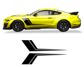 Ford Mustang Side Door 2 Color Graphics