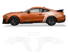 Ford Mustang Cobra USA Flag GT500 Graphics