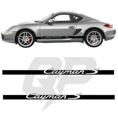 Porsche Cayman S Side Stripe Decals - 987 Generation (2006-2012)