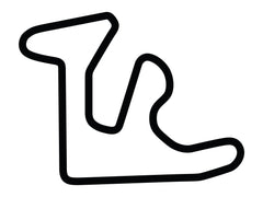 Calcomanía de pista de carreras GingerMan