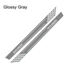 Door Side Skirt Stripe Decal for Mitsubishi Outlander | 2-Piece Vinyl Sticker Kit