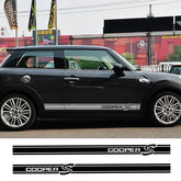 Side Stripe Decals for Mini Cooper (R50, R52, R53, R56, R57, R58, R59, R61) | 2-Piece Vinyl Kit
