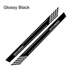 Door Side Skirt Stripe Decal for Mitsubishi Outlander | 2-Piece Vinyl Sticker Kit
