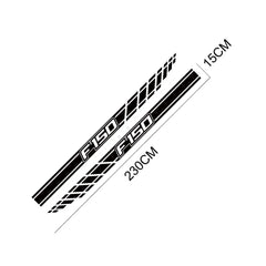 Long Body Stripe Door Side Decal for Ford F-150 Raptor | Full-Length Vinyl Truck Graphics