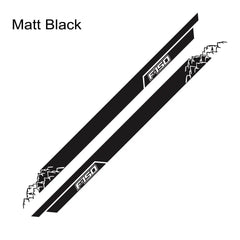 Mountain Stripe Door Side Decal for Ford F-150 Raptor | Full-Length Vinyl Tuning Cover