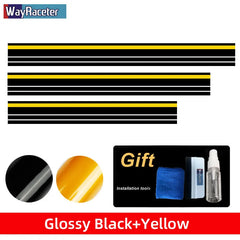 Hood, Roof & Trunk Body Stripe Decal | Engine Cover Bonnet Vinyl Graphic Kit