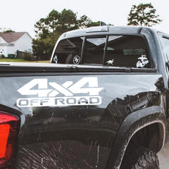 4x4 Off-Road Vinyl Decal for Dodge RAM 1500 / 2500 / Dakota | 2-Piece Truck & Camper Sticker