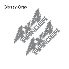 4x4 Rear Bed Side Decal for Ford Ranger Raptor | Pickup Truck Vinyl Graphic