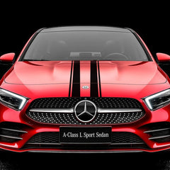 Hood Cover Sticker for Mercedes-Benz A / GLA / GLC / CLA 45 AMG W176 / C117 / W204 | Vinyl Decal