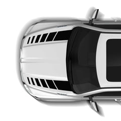 Hash stripes hood decals graphics compatible with Dodge Ram