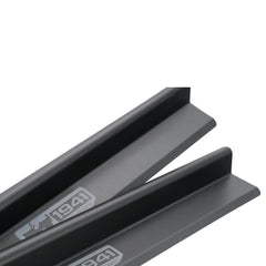 Door Sill Car Pedal Guards Cover Aluminum Alloy - Black Threshold Protector Accessories for Jeep Wrangler JK 2/4 Door 07-18