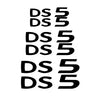 For Citroen DS3 Cabrio DS4 DS5 Prestige DS6 DS DS7 Auto Tuning Accessories 6Pcs Car Brake Caliper Badge Sticker Vinyl Film Decal