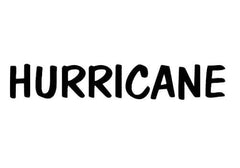Hurricane Boat Logo Style Decal – Vinyl Replacement Graphic for Marine Side Hull or Interior
