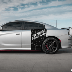 Juego de calcomanías laterales Super Bee Scat Pack 392 (paquete de 2) para Dodge Charger 2015-2023
