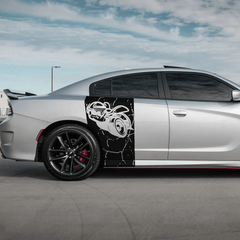 Juego de calcomanías laterales Super Bee Scat Pack 392 (paquete de 2) para Dodge Charger 2015-2023