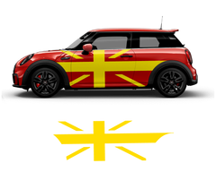 Mini Cooper Flag Side Graphics