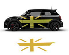 Gráficos laterales de la bandera del Mini Cooper