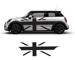 Gráficos laterales de la bandera del Mini Cooper