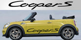 Mini Cooper S Vinyl Side Decal Graphic Pair