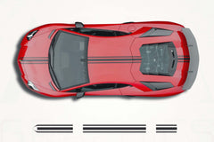 Lamborghini Aventador Center Stripes Decals