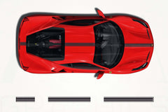 Ferrari 488 GTB Center Stripes Decals