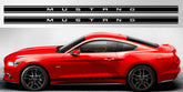 Mustang Triple Stripe Vinyl Decal