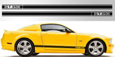Mustang GT 350 Triple Stripe Vinyl Decal