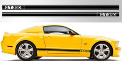 Mustang GT 350 Triple Stripe Vinyl Decal