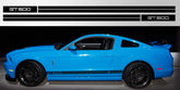 Mustang GT 500 Double Stripe Vinyl Decal Version 2