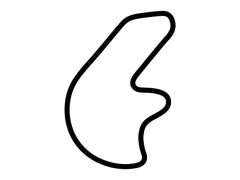 Calcomanía del circuito Pocono Int'l Raceway North Opción 1